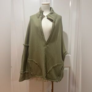 Free People Beach oversized cotton pullover